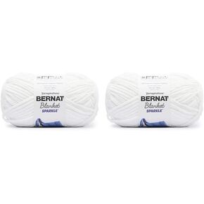 Bernat Blanket Sparkle 300g - White Sparkle in Kuwait