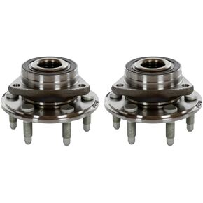 Autoshack Front Wheel Hub زوج من سائق 2 بديل من جانب الركاب لعام 2010 2011 2012 2012 2014 2015 2016 Cadillac SRX 2011 Saab 9-4x 2.8L 3.0L 3.6L V6 AWD FWD 6-LUG HB613291PR in Kuwait