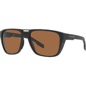 Native Man Sunglasses Matte Black Frame, Brown Lenses, 57MM in Kuwait