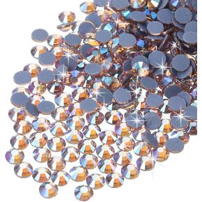 Meccanixity 2880 PCS Hotfix Rhinestones Flatback Crystal Glass Gems Rhinestones for Crafts Comply Diy Decoration (SS10 2.9mm ، اللون الأزرق البحري) in Kuwait