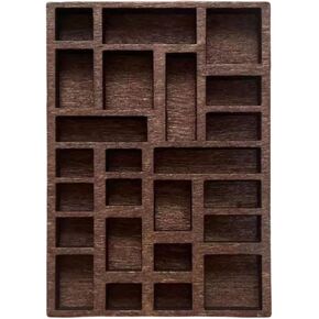 Miniature Trinket Shelf Wooden Jewelry Display Tray,Rings Earring Storage,Smooth,Wood Rock Collection Tray Home Decoration（1.97inchx2.76inch） in Saudi Arabia