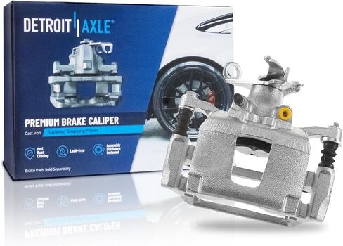 Detroit Axle - Rear Left Brake Caliper for 2012-2020 Dodge Journey Driver Side Brake Caliper with Bracket 2013 2014 2015 2016 2017 2018 2019 Replacement in Saudi Arabia