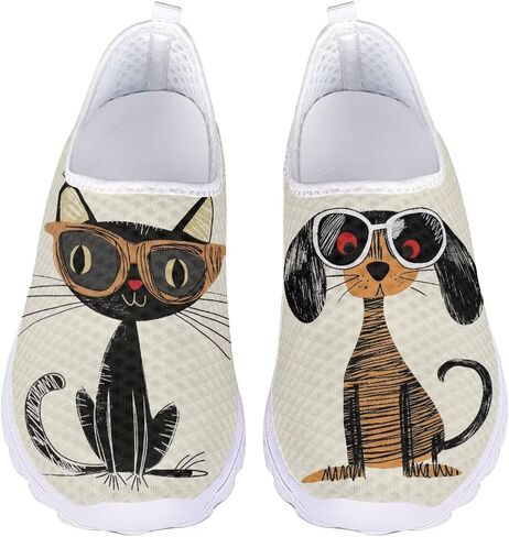 ColorAnimal Funny Animal Puzzle Air Mesh Beach Water Water Blate Sneakers for Women US5-12 in Kuwait