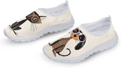 ColorAnimal Funny Animal Puzzle Air Mesh Beach Water Water Blate Sneakers for Women US5-12 in Kuwait