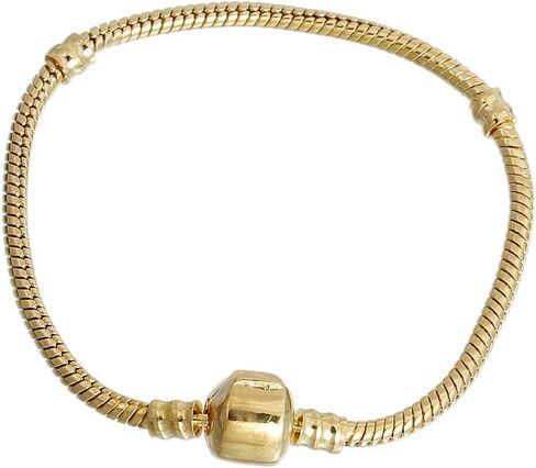 Sexy Sparkles European Snake Charm Bracelet Fits Charm Beads (18cm (7 1/8 ")) in Saudi Arabia