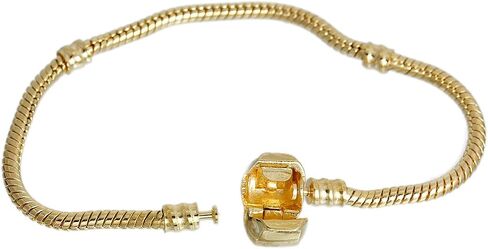 Sexy Sparkles European Snake Charm Bracelet Fits Charm Beads (18cm (7 1/8 ")) in Saudi Arabia