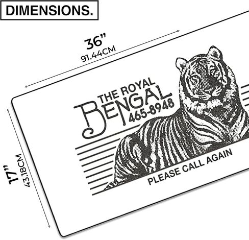 MPCO Life Without Love by OZGMX Large Size Gaming WFH Mousepad Full Desk (Original, DuraGlyde (Large (36" x 17")) in Kuwait