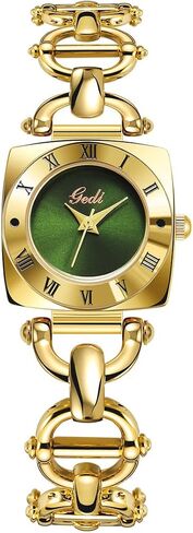 Gosasa Women's Fashion Fashion Watch Square Gold Quartz Watch منحوتة شعار الرومانية الشعار الشعار مراقبة الكوارتز عتيقة in Kuwait