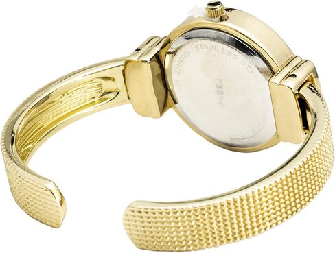 Blekon Collections Women's Quartz 30mm Case Classic Rough Textured Cuff Bangle Watch in Saudi Arabia