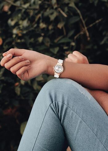 Ladies Quartz Nurse Watch, Waterproof Women's Casual Fashion Sport Wrist Watch, Silicone Band, Crystal Markers,Easy Read Dial in Kuwait