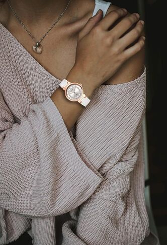 Ladies Quartz Nurse Watch, Waterproof Women's Casual Fashion Sport Wrist Watch, Silicone Band, Crystal Markers,Easy Read Dial in Kuwait