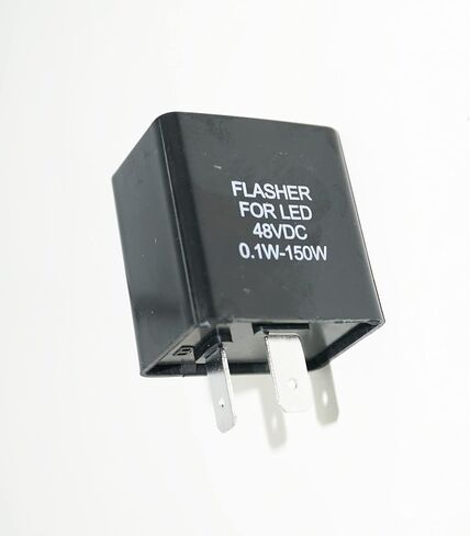 Flasher لـ LED 32V 48V 52V 60V 72V 2 PIN ترحيل ترحيل إشارة انعطاف مؤشر دراجة نارية دراجة نارية فلاشير موتو (2) in Saudi Arabia