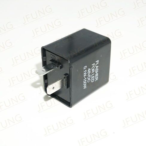 Flasher لـ LED 32V 48V 52V 60V 72V 2 PIN ترحيل ترحيل إشارة انعطاف مؤشر دراجة نارية دراجة نارية فلاشير موتو (2) in Saudi Arabia