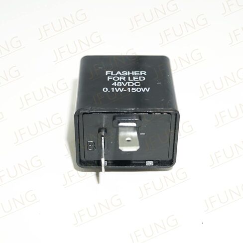 Flasher لـ LED 32V 48V 52V 60V 72V 2 PIN ترحيل ترحيل إشارة انعطاف مؤشر دراجة نارية دراجة نارية فلاشير موتو (2) in Saudi Arabia