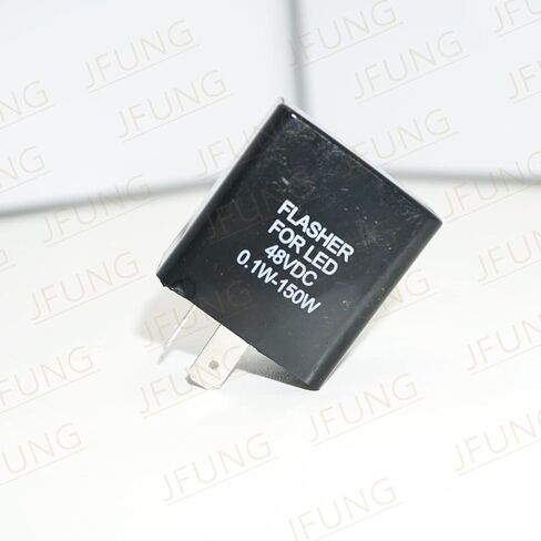 Flasher لـ LED 32V 48V 52V 60V 72V 2 PIN ترحيل ترحيل إشارة انعطاف مؤشر دراجة نارية دراجة نارية فلاشير موتو (2) in Saudi Arabia