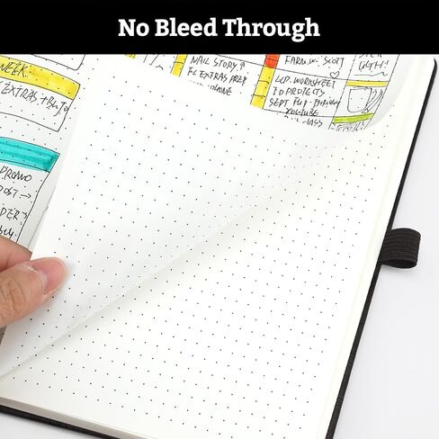 Bullet Journal Dotted Gardcover Noteboor ، 140 صفحة 120GSM ورقة للتغذية ، أخذ الملاحظات ، يوميات ، 5.7 '*8.3' ، بورجوندي in Kuwait