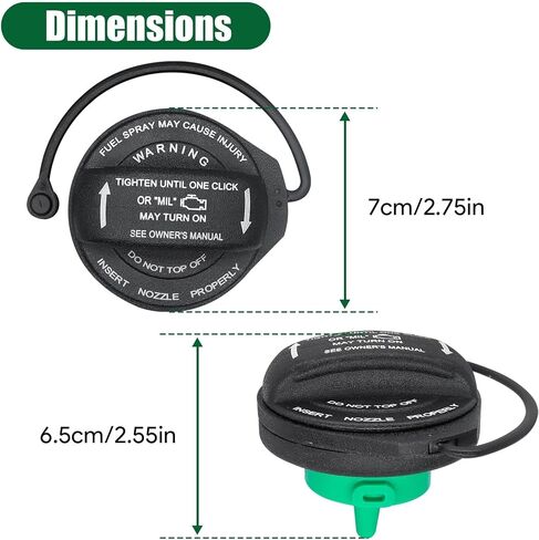 Gas Cap/Fuel Cap Compatible with Porsche Cayenne Base Sport & GTS & Turbo S & Platinum Edition 2011-2018 for Porsche Cayenne Gas Cap Tether Replace # 95820124131 Fuel Tank Filler Cap in Saudi Arabia
