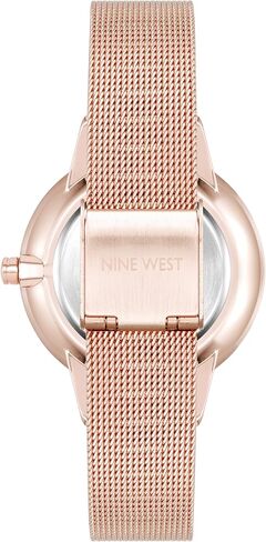 Nine West Women's Crystal Accented Dial Mesh Bracelet Watch in Saudi Arabia