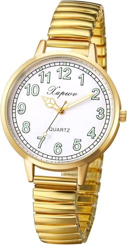 الساعات المعصم المرنة للنساء في Avaner: WASTER BAND EASY READER WATCH WATCHING LUMION LAMION in Saudi Arabia