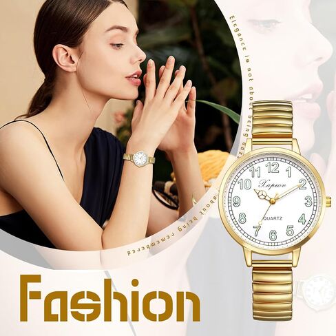 الساعات المعصم المرنة للنساء في Avaner: WASTER BAND EASY READER WATCH WATCHING LUMION LAMION in Saudi Arabia