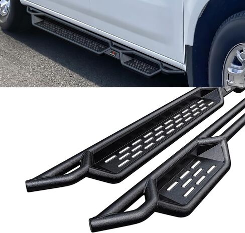 HD Ridez منسد لأسفل ألواح الجري خطوة جانبية متوافقة مع Nissan NV 1500 2500 3500 2012-2021 in Kuwait