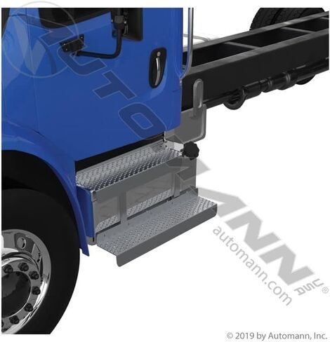 Automann Freightliner M2 Truck Side Cab Step 36.5'x8 '' Semi Truck ، Silver ، M46374 in Saudi Arabia
