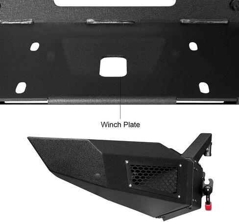 VIJAY Front and Rear Bumper Fits 1994-2002 RAM 2500丨3500 and 1994-2001 Ram 1500 with Winch Plate and Lights in Kuwait