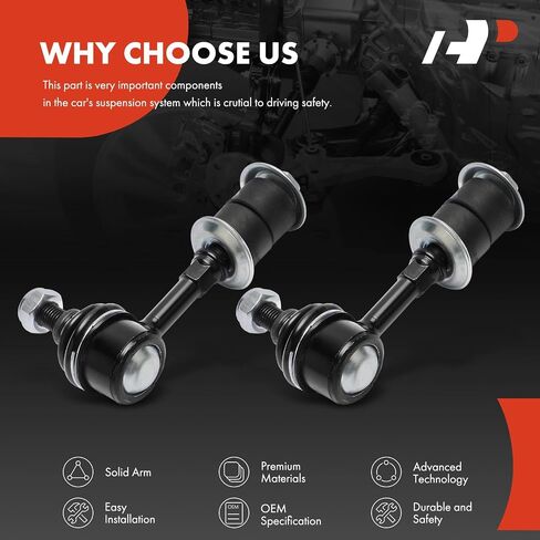 A-Premium 2 X Front Sway Bar Links Bar Bar Bar ، متوافقة مع Toyota MR2 Spyder 2000-2005 in Saudi Arabia