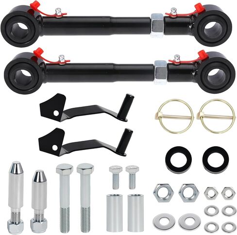 2PCS JP-9004-JL Front Stabilizer BAR SWAY LINK نظام قطع اتصال أسرع مع 2.5 "-6" متوافق مع Jeep 2019 2020 2021 2022 Wrangler JL in Saudi Arabia