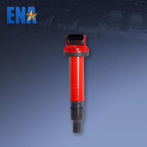 ENA Set of 4 Red Ignition Coil 4 Spark Plug Compatible with Lexus Toyota IS F 4Runner Tacoma FJ Cruiser Tundra 2003-2009 2010 2011 2012 2013 2014 2015 2.7L 4.0L 5.0L for UF495 C1426 9091902248 AP532 in Saudi Arabia