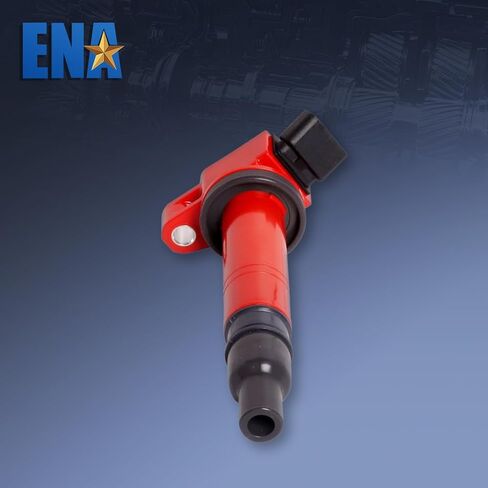 ENA Set of 4 Red Ignition Coil 4 Spark Plug Compatible with Lexus Toyota IS F 4Runner Tacoma FJ Cruiser Tundra 2003-2009 2010 2011 2012 2013 2014 2015 2.7L 4.0L 5.0L for UF495 C1426 9091902248 AP532 in Saudi Arabia