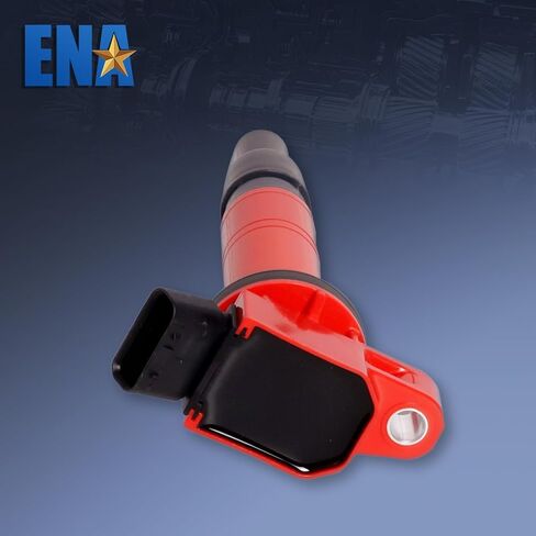 ENA Set of 4 Red Ignition Coil 4 Spark Plug Compatible with Lexus Toyota IS F 4Runner Tacoma FJ Cruiser Tundra 2003-2009 2010 2011 2012 2013 2014 2015 2.7L 4.0L 5.0L for UF495 C1426 9091902248 AP532 in Saudi Arabia