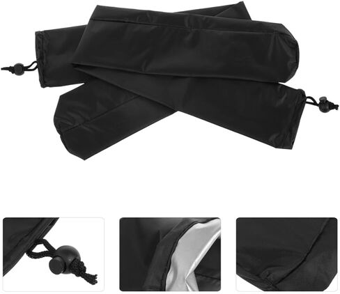 أكمام ممسحة ممسحة سيارة MobeStech 1 زوج من المساحات الزجاجية الزجاج الأمامي يغطي حامي RV Wiper Plade Rain Covers Wiper Blade Suver in Kuwait