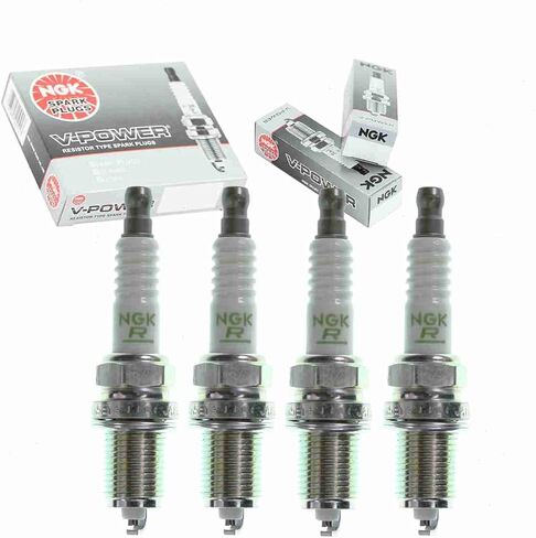 4 PC NGK V-Power Sparks Plugs متوافقة مع Toyota Corolla 1.6L 1.8L L4 1993-1997 in Saudi Arabia