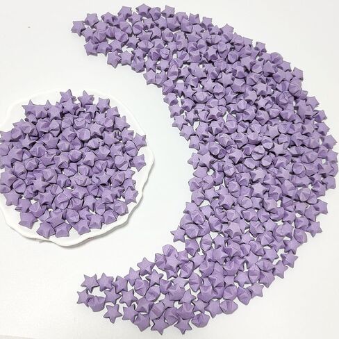 اوريغامي لاكي النجوم ، 500 PCS قوس قزح قبل اوريغامي النجوم النجوم متعددة الألوان المصنوعة يدوي in Kuwait
