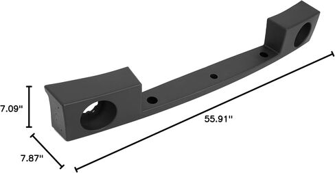 KUAFU Front Bumper Center Compatible with 2003-2009 Hummer H2 19120987 HU1000103 Assembly Black PP Plastic Bumper Cover Replacement in Saudi Arabia