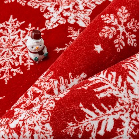 Red Runner Rug 2x8 Christmas Hallway Carpet Snowflake Washable Bedroom Carpet Xmas Holiday Decor Non Slip Kitchen Mat Indoor Accent Rug Decorative Dining Room Laundry Room Living Room in Kuwait