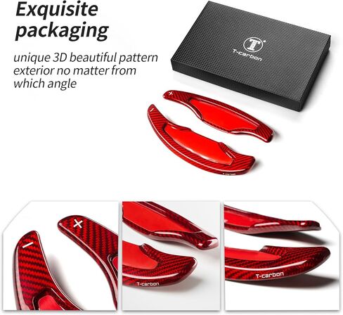 T-Carbon Teadering Paddle Syfter Extensions تناسب Cadillac ATS-L Sport 2014 2017 2018 2019 in Kuwait