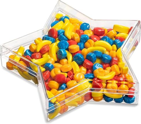 Hammont Acrylic Storage Joxes - سماع حاويات هدايا الحلوى - منظم ملحق الشعر - حاوية عرض بلاستيكية صغيرة | 4.2 "x4.1" x1.3 "(12 حزمة) in Saudi Arabia