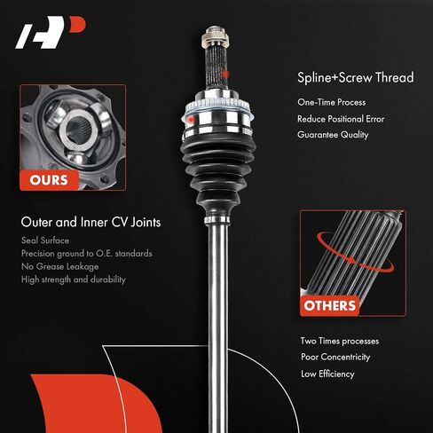 A -Premium CV Axle Roasbly - متوافق مع Suzuki Emply 1995-2000 1.6L ، ناقل الحركة اليدوي - جانب الراكب الأمامي الأيمن ، استبدل# 4410160G21 in Kuwait