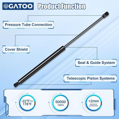 Rear Hatch Shocks Struts Lift Gate Supports Tailgate Gas Spring Compatible with 350Z 2003 2004 2005 2006 2007 2008, Replace SG325022 4194(2 Pcs Set) in Saudi Arabia