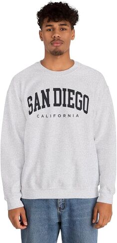 San Diego California Adult Unisex Crewneck Sweatshirt in Saudi Arabia
