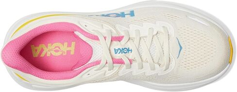 Hoka Men's Bondi 8 Sneaker, Stardust/Lettuce, 9 in Saudi Arabia