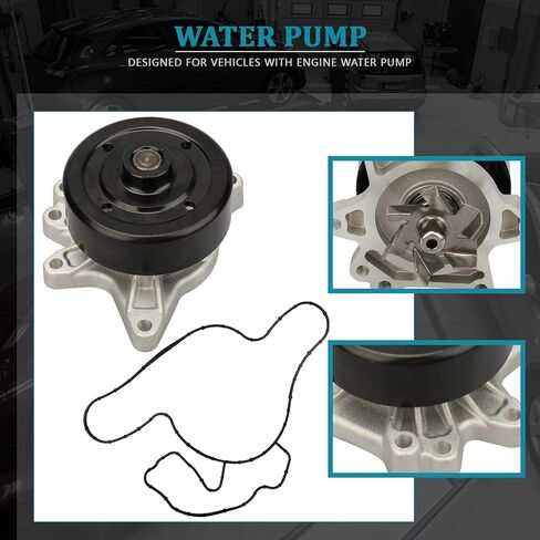 Irontek Engine Water Pump 1610009130 Fit for Chevrolet 1998-2002 Prizm ، for Pontiac 2003-2008 Vibe ، for Toyota (2000-2005 Celica/ 1998-2008 Corolla) # 1610009170 1610009230 1610029095 in Saudi Arabia