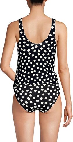 Lands 'End Women's D-Cup Side Tankini Top Tankini in Kuwait