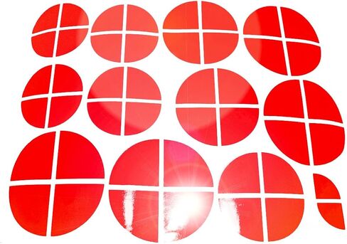 Gloss Black and Gloss Red Stickers - Compatible with BMW - Overlay Vinyl Decal for All Emblems Caps Logos Roundels Badges in Saudi Arabia