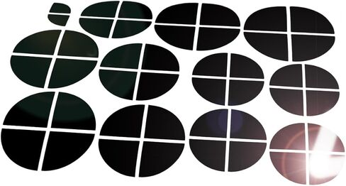 Gloss Black and Gloss Red Stickers - Compatible with BMW - Overlay Vinyl Decal for All Emblems Caps Logos Roundels Badges in Saudi Arabia