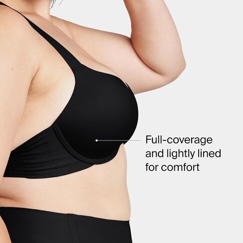SPANX Bra-Llelujah حمالة صدر بظهر Racerback مبطنة بشكل خفيف - حمالة صدر مريحة بتغطية كاملة - حمالة صدر تي شيرت للاستخدام اليومي - حمالة صدر بإغلاق أمامي in Kuwait