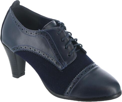 Masseys Women's Olive Lace-Up Tailored Dress Pump in Saudi Arabia