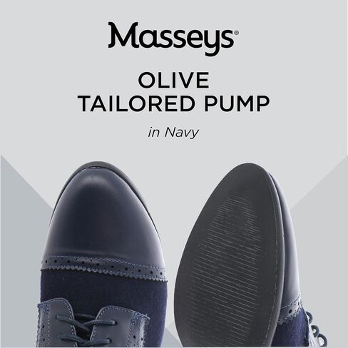 Masseys Women's Olive Lace-Up Tailored Dress Pump in Saudi Arabia
